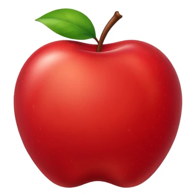 a red apple emoji sticker