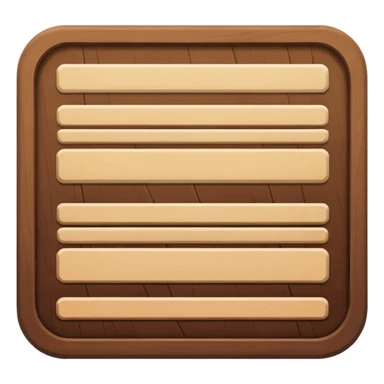 Vintage academia aesthetic Brown-beige-gradients wooden sign sticker