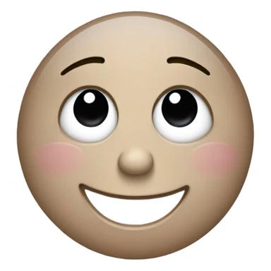 Crying emoji while lowley smiling  sticker