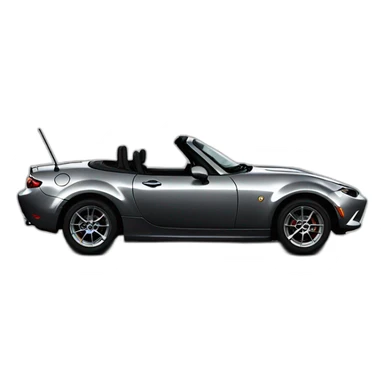 mazda mx5 grise sticker