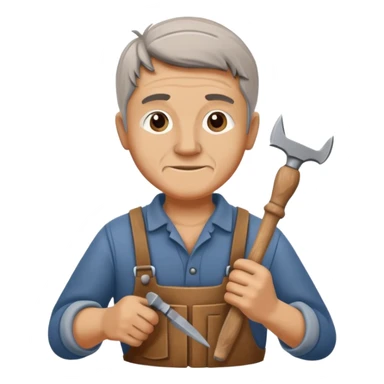 Wood Carving Craftsman sticker