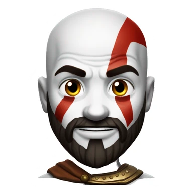 Kratos from god of war sticker