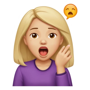 girl wake up sticker