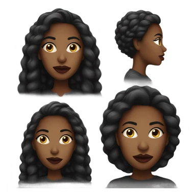  black women with nice lips  sticker