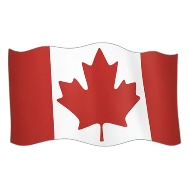 Canadian flag sticker
