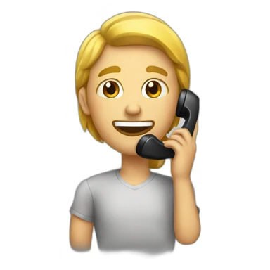 Tell on the phone sticker