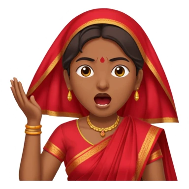 indian mom yelling sticker