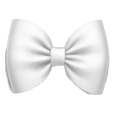 White bow sticker