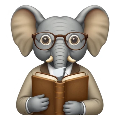 Un éléphant enseignant sticker