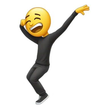 Personne qui fait le dab sticker