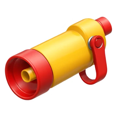 A create a whistlewith tvk image and colour with the colour first red and in center yellow and then red  sticker