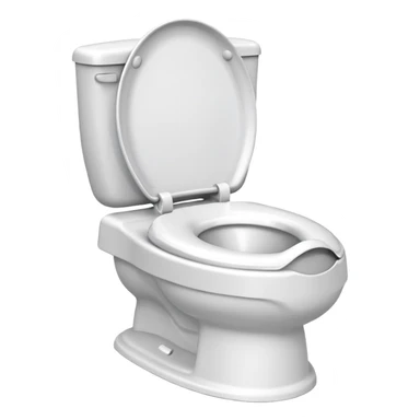 Potty trainer without lid sticker