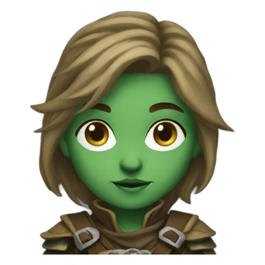 female halfling rogue sticker
