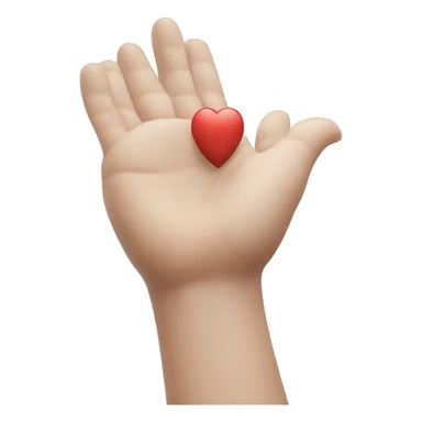 hand over heart and tilt head forward as if to express gratitude sticker