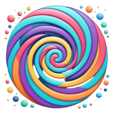 Retro style multiverse sticker