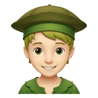 Fairytale character Peter Pan sticker
