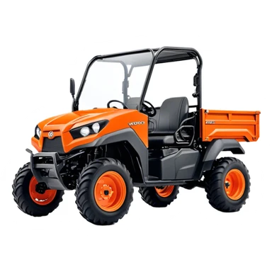Farm Utility Vehicle (UTV) - Kubota RTV-XG850 (Model Year: 2021) (Iconic colour: Orange) sticker
