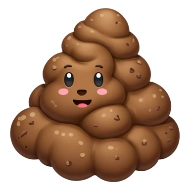 Poop in space  sticker