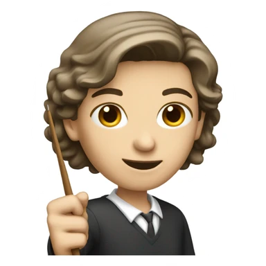 white teacher with a pointer sticker