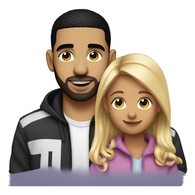Drake and a kid sticker