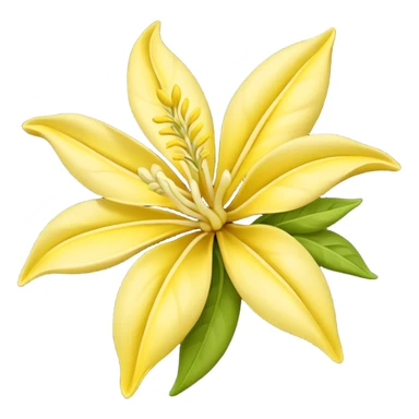 ylang ylang flower sticker