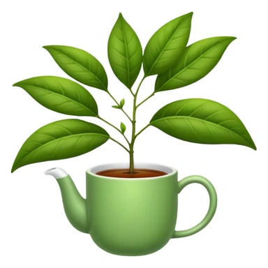 tea plant sticker