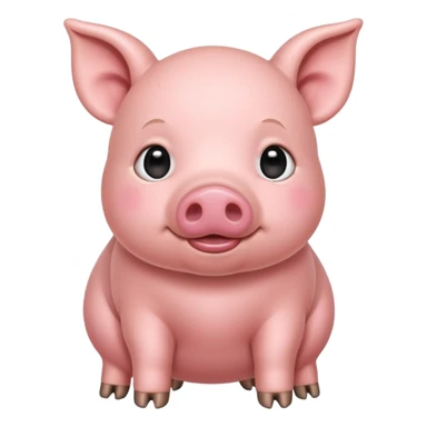 Ein süßes schweinchen sticker
