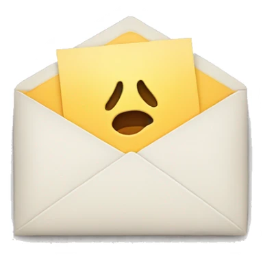 email envelope opened sticker