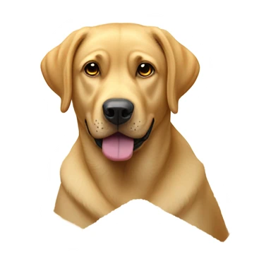 Labrador with straw and pile of salt sticker