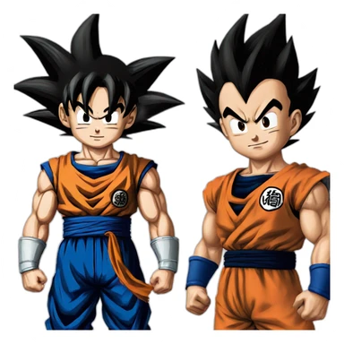 goku et vegeta sticker