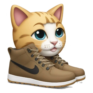  Cat n nike boots sticker