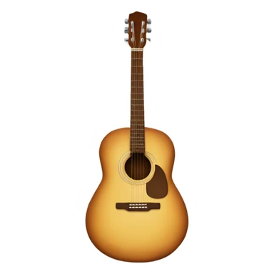 Acoustic guitar sticker