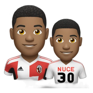 mbappé qui joue a l'OGC NICE sticker
