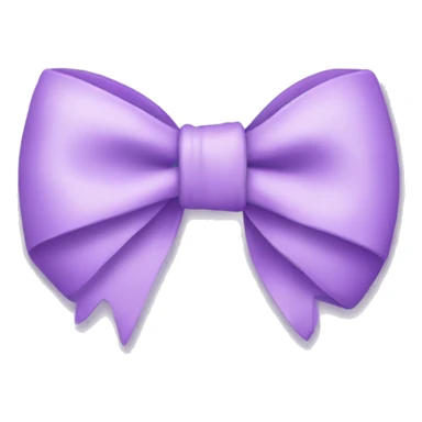 Light purple bow on light purple bow sticker