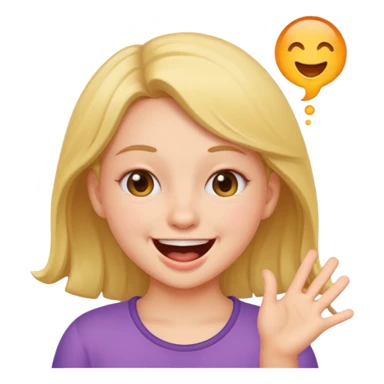 A girl is farting sticker