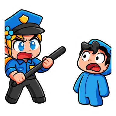 Extract all the person characters from the image, remove the background and any objects, and place each character on a transparent background. Maintain the original Minecraft cartoon style and appearance. sticker