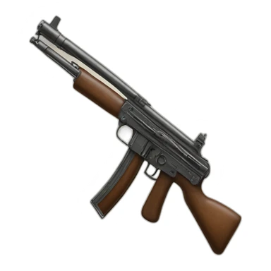 Thompson submachine gun sticker
