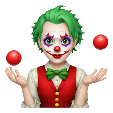 joker  Juggling Balls sticker