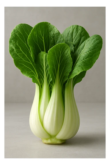 realistic bok choy, fresh and crisp look sticker