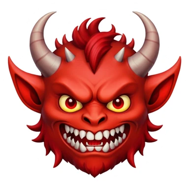 Demon silly sticker