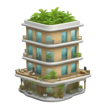 Eco hotel sticker