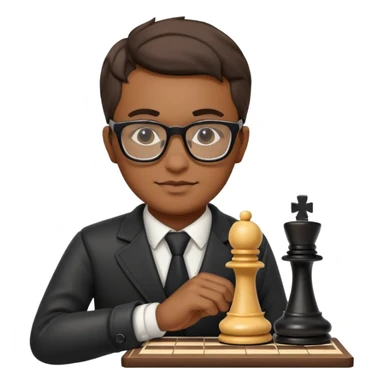 Chess Player holding a  piece,Chess club. sticker
