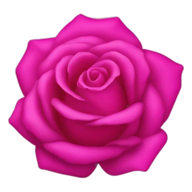 iPhone rose fuchsia sticker