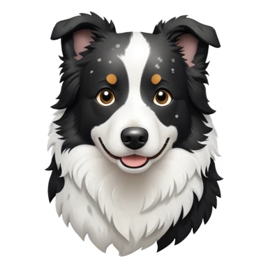 Meteorite Border Collie sticker