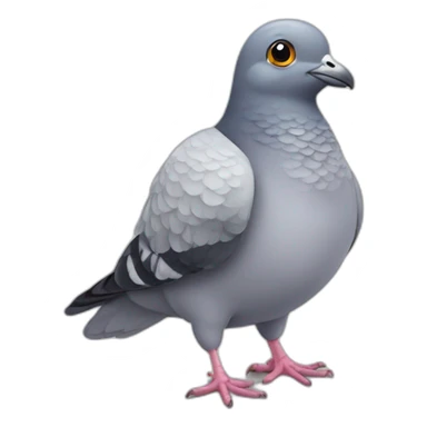 Cute pigeon sticker