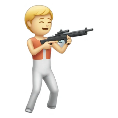 shooting back pain sticker