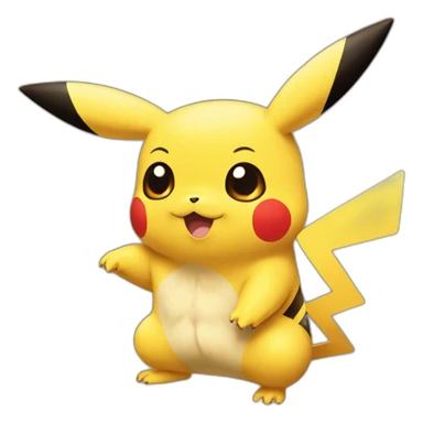 Pikachu qui boit de la bière sticker