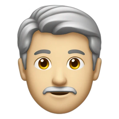 caucasian male with small beard money sticker