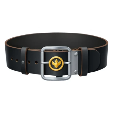 black military belt sticker