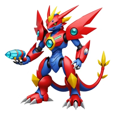  Pokémon-Fakémon-Digimon-fusion (full body) sticker